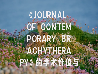 《JOURNAL OF CONTEMPORARY BRACHYTHERAPY》的学术价值与投稿全攻略