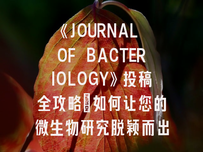 《JOURNAL OF BACTERIOLOGY》投稿全攻略：如何让您的微生物研究脱颖而出
