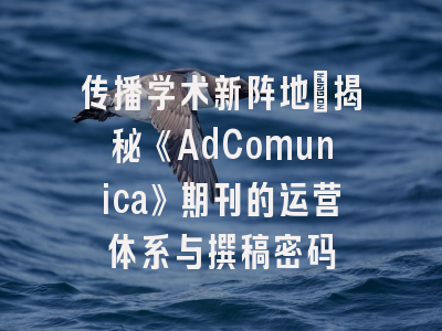 传播学术新阵地｜揭秘《AdComunica》期刊的运营体系与撰稿密码