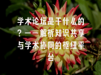 学术会议在线
