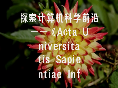 探索计算机科学前沿——《Acta Universitatis Sapientiae Informatica》期刊深度解析与投稿指南