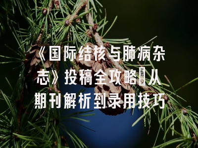 《国际结核与肺病杂志》投稿全攻略：从期刊解析到录用技巧