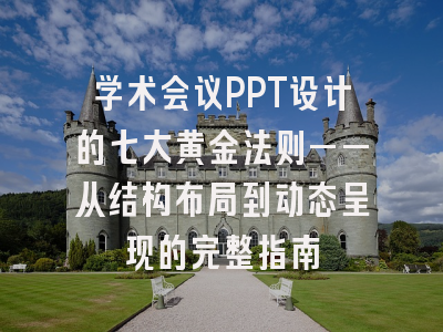 学术会议PPT设计的七大黄金法则——从结构布局到动态呈现的完整指南