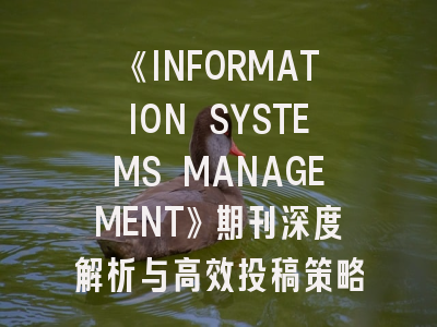 《INFORMATION SYSTEMS MANAGEMENT》期刊深度解析与高效投稿策略