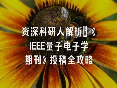 资深科研人解析：《IEEE量子电子学期刊》投稿全攻略