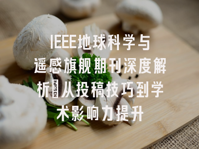IEEE地球科学与遥感旗舰期刊深度解析：从投稿技巧到学术影响力提升