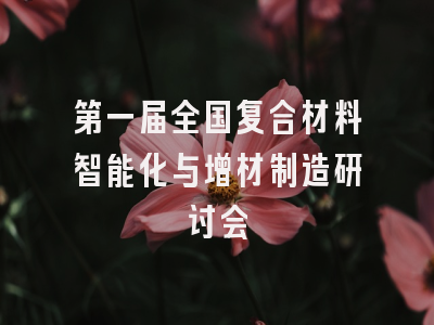 第一届全国复合材料智能化与增材制造研讨会