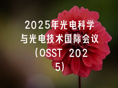 2025年光电科学与光电技术国际会议（OSST 2025）