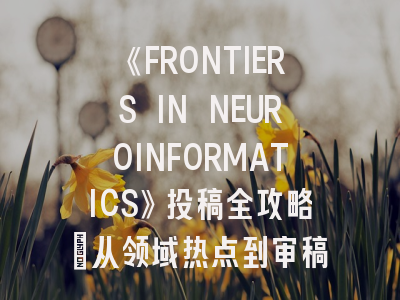 《FRONTIERS IN NEUROINFORMATICS》投稿全攻略：从领域热点到审稿周期深度解析