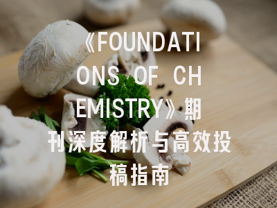 《FOUNDATIONS OF CHEMISTRY》期刊深度解析与高效投稿指南