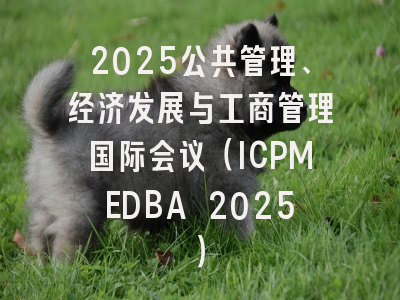 2025公共管理、经济发展与工商管理国际会议（ICPMEDBA 2025）