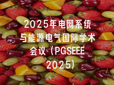 2025年电网系统与能源电气国际学术会议（PGSEEE 2025）