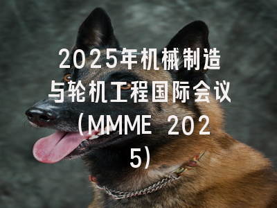 2025年机械制造与轮机工程国际会议(MMME 2025)
