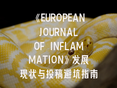 《EUROPEAN JOURNAL OF INFLAMMATION》发展现状与投稿避坑指南