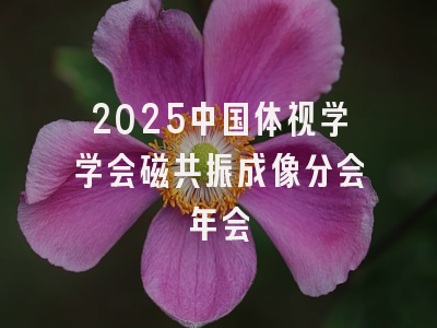2025中国体视学学会磁共振成像分会年会