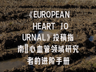 《EUROPEAN HEART JOURNAL》投稿指南：心血管领域研究者的进阶手册