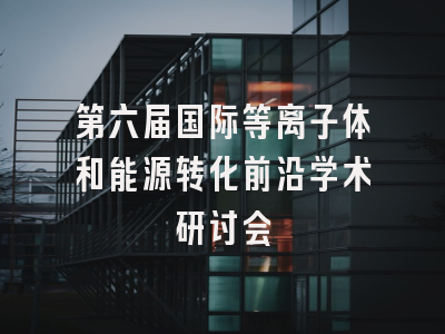 第六届国际等离子体和能源转化前沿学术研讨会