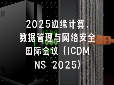 2025边缘计算、数据管理与网络安全国际会议（ICDMNS 2025）