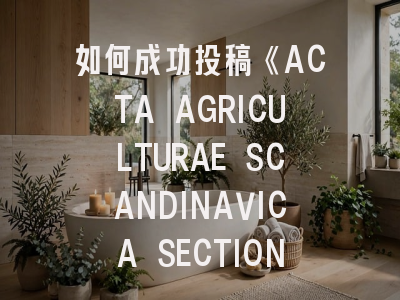 如何成功投稿《ACTA AGRICULTURAE SCANDINAVICA SECTION A-ANIMAL SCIENCE》？动物科学研究者的必读手册