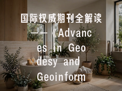 国际权威期刊全解读——《Advances in Geodesy and Geoinformation》投稿经验与发表指南
