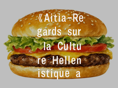 《Aitia-Regards sur la Culture Hellenistique au XXIe Siecle》办刊特色解析|21世纪希腊化研究的学术导航
