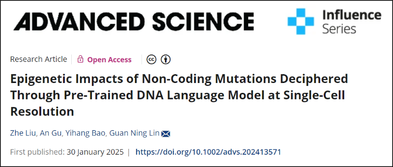 上海交大林关宁团队面向真实语境,定量解析“非编码突变→基因表达”,助力复杂疾病研究