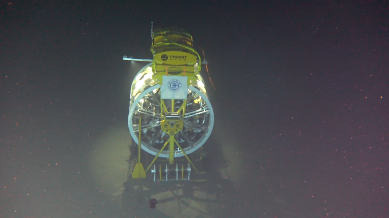 我国深海中微子探测技术取得重大进展——柔性潜标精密布放装置“蜘蛛系统”成功完成海试