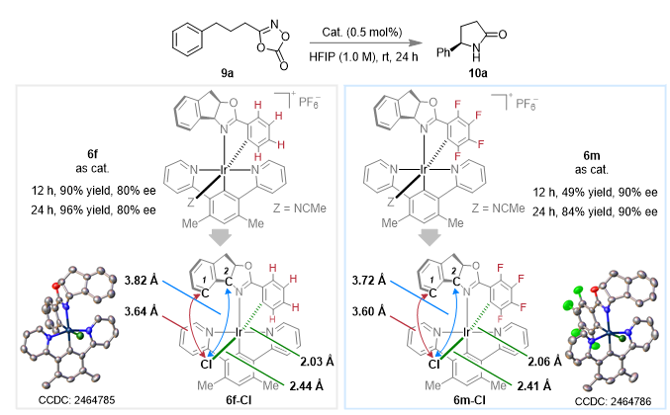 上海交大马佳佳团队实现一类新型手性Ir(III) Pincer催化剂的开发与应用
