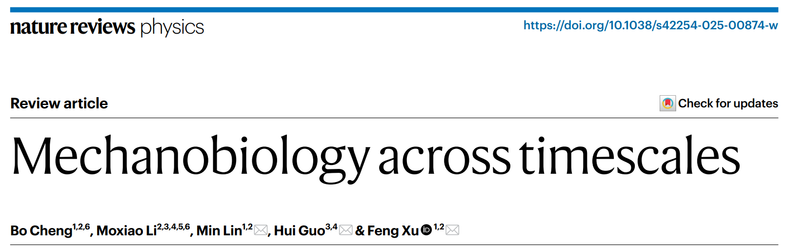 西安交大科研团队构建“力学生物学时间尺度数据库” 系统总结细胞力学响应过程的时空调控规律