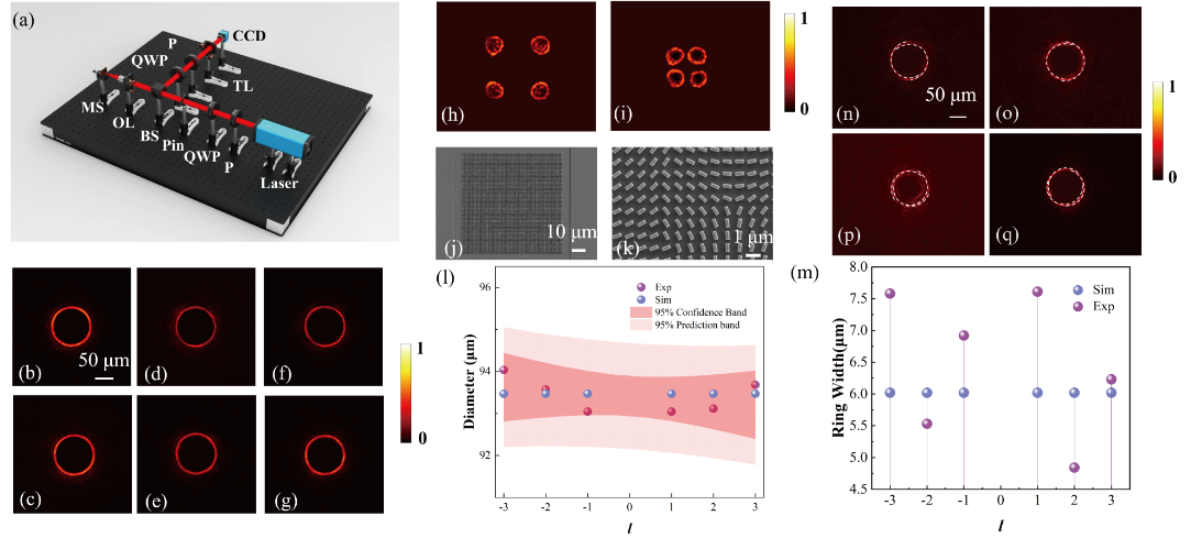 反射式超表面产生完美涡旋光束研究取得进展