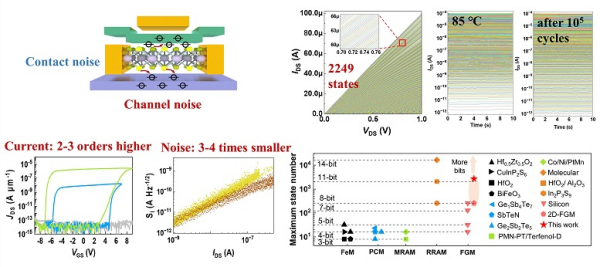 11比特二维浮栅存储器研究取得进展