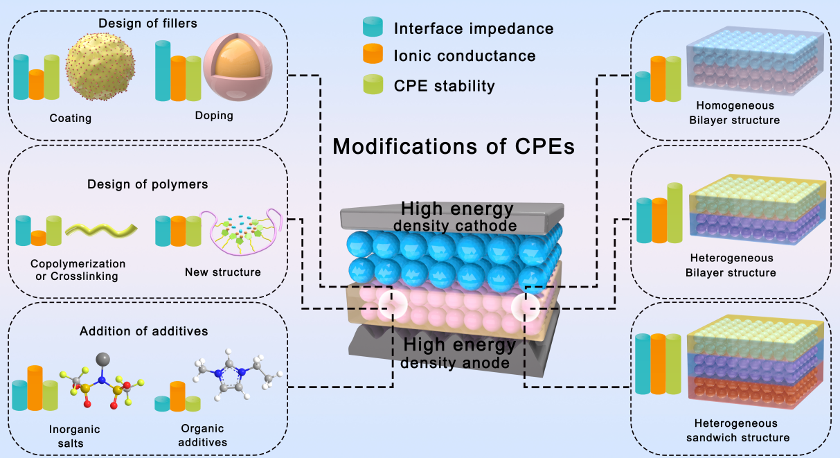 北京大学新材料学院潘锋教授与合作者在《先进材料》撰文总结和预测提升聚合物固态锂电池界面性能的机理与方法