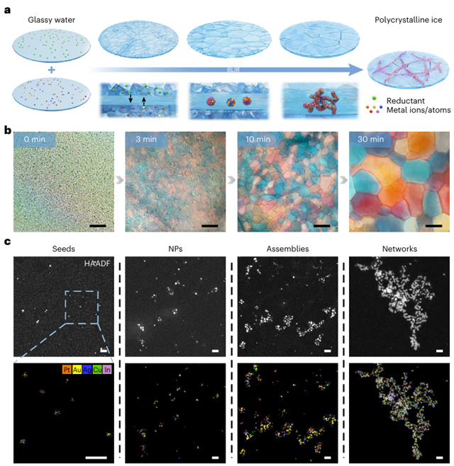 北理工团队在低温冰介导制备高熵合金及控冰领域取得新进展