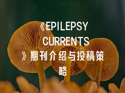 《EPILEPSY CURRENTS》期刊介绍与投稿策略