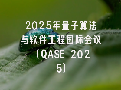 2025年量子算法与软件工程国际会议(QASE 2025)