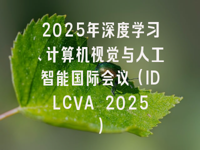 2025年深度学习、计算机视觉与人工智能国际会议(IDLCVA 2025)