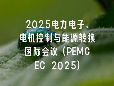 2025电力电子、电机控制与能源转换国际会议（PEMCEC 2025）