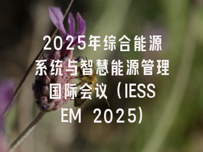2025年综合能源系统与智慧能源管理国际会议（IESSEM 2025）