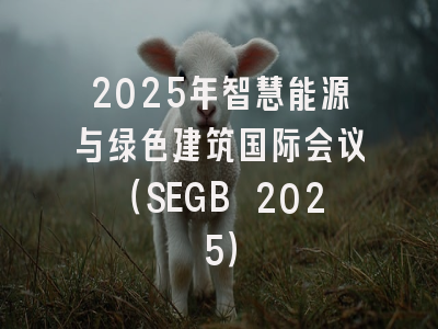 2025年智慧能源与绿色建筑国际会议(SEGB 2025)