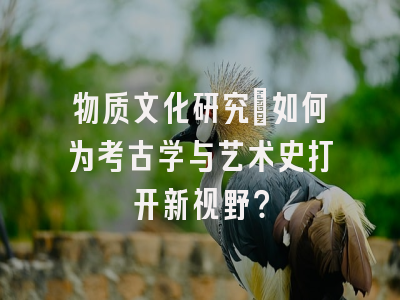 物质文化研究：如何为考古学与艺术史打开新视野？