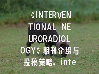 《INTERVENTIONAL NEURORADIOLOGY》期刊介绍与投稿策略,intensive care med期刊怎么样