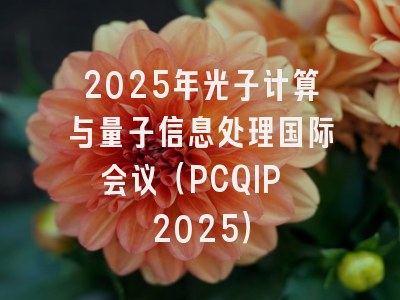 2025年光子计算与量子信息处理国际会议（PCQIP 2025）