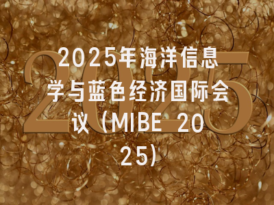 2025年海洋信息学与蓝色经济国际会议(MIBE 2025)