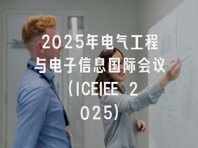 2025年电气工程与电子信息国际会议（ICEIEE 2025）