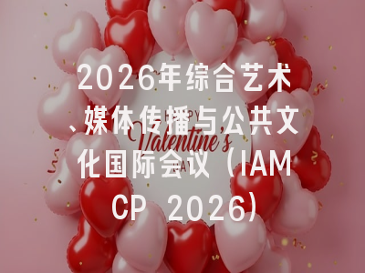 2026年综合艺术、媒体传播与公共文化国际会议(IAMCP 2026)