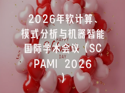 2026年软计算、模式分析与机器智能国际学术会议（SCPAMI 2026）
