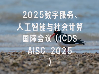 2025数字服务、人工智能与社会计算国际会议（ICDSAISC 2025）
