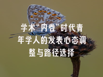学术“内卷”时代青年学人的发表心态调整与路径选择