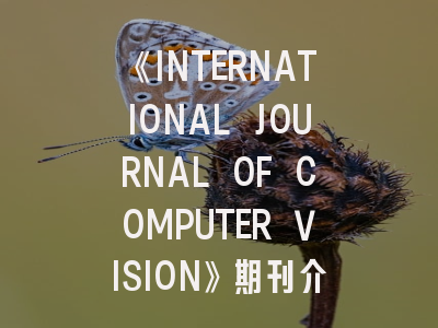 《INTERNATIONAL JOURNAL OF COMPUTER VISION》期刊介绍与投稿策略
