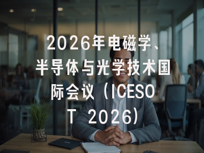 2026年电磁学、半导体与光学技术国际会议(ICESOT 2026)